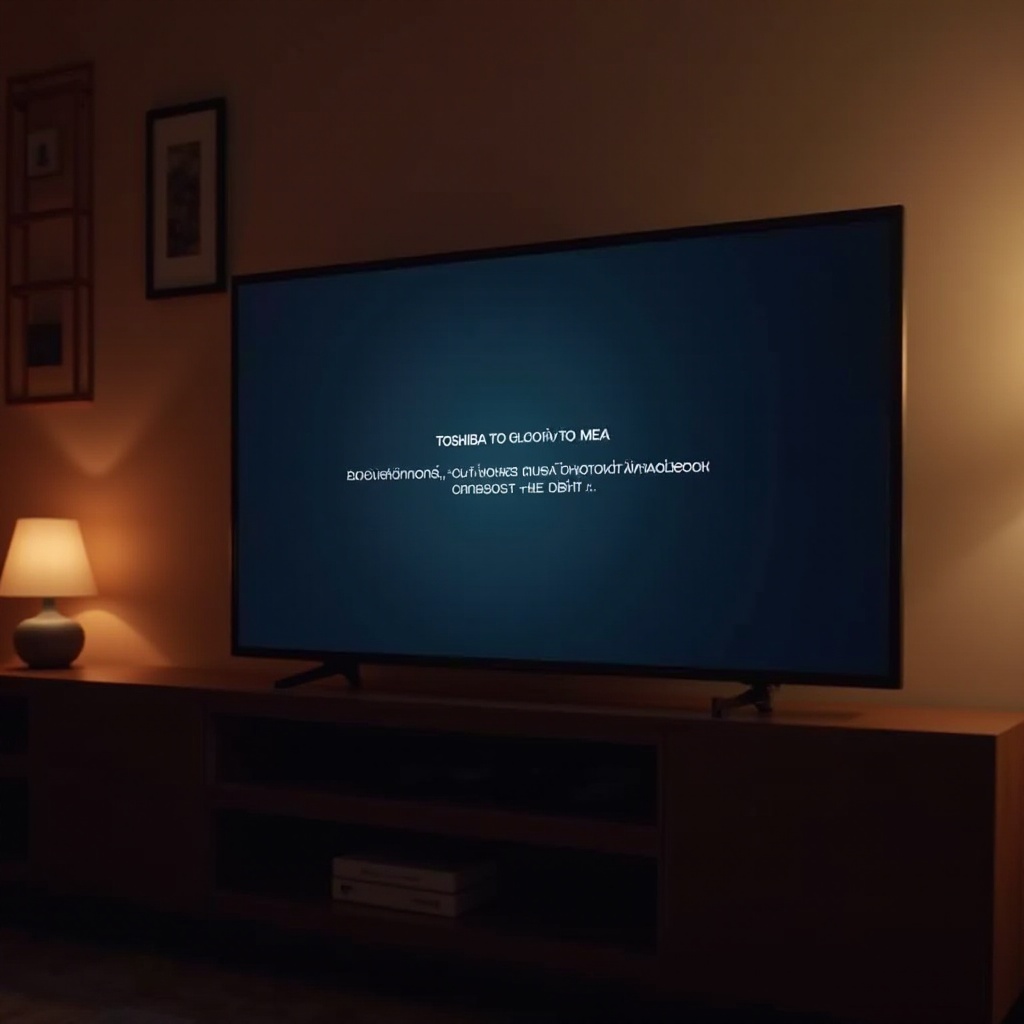 مشاكل مع تلفاز توشيبا