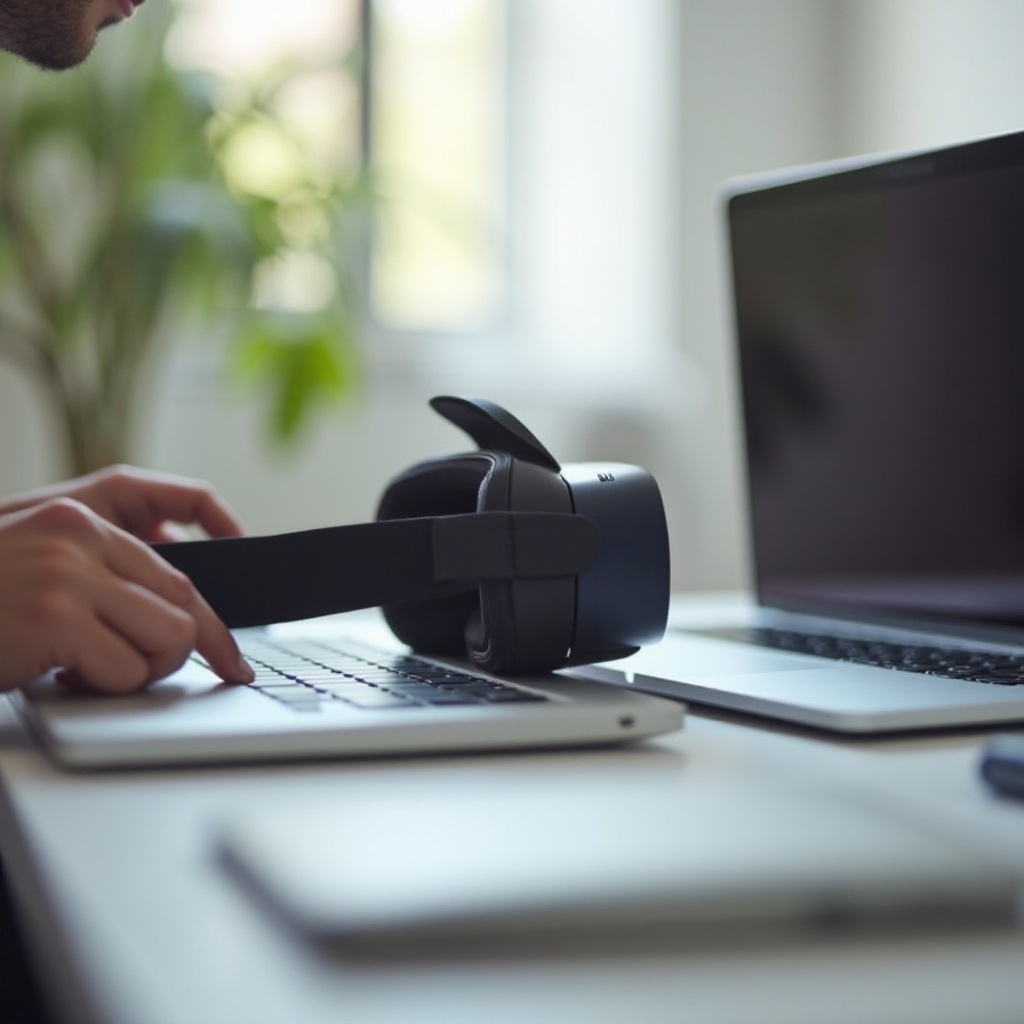 jak vysílat Oculus Quest 3 na MacBook Air