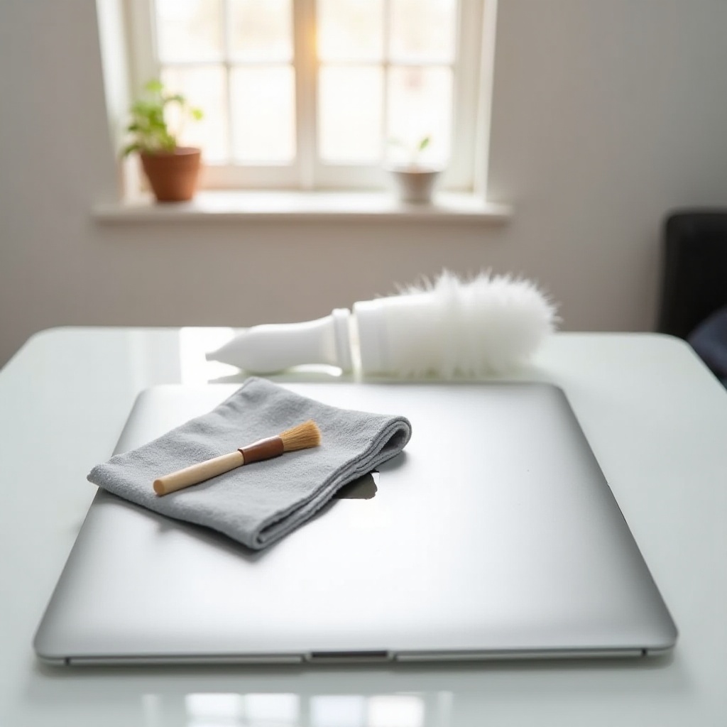how to clean macbook air with air duster