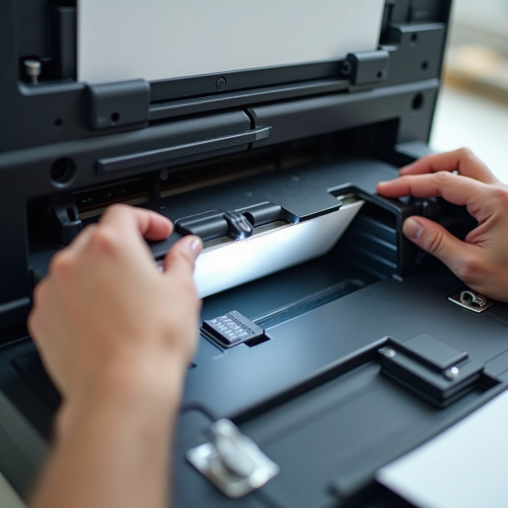 как да премахнете застопорена хартия от принтер Canon