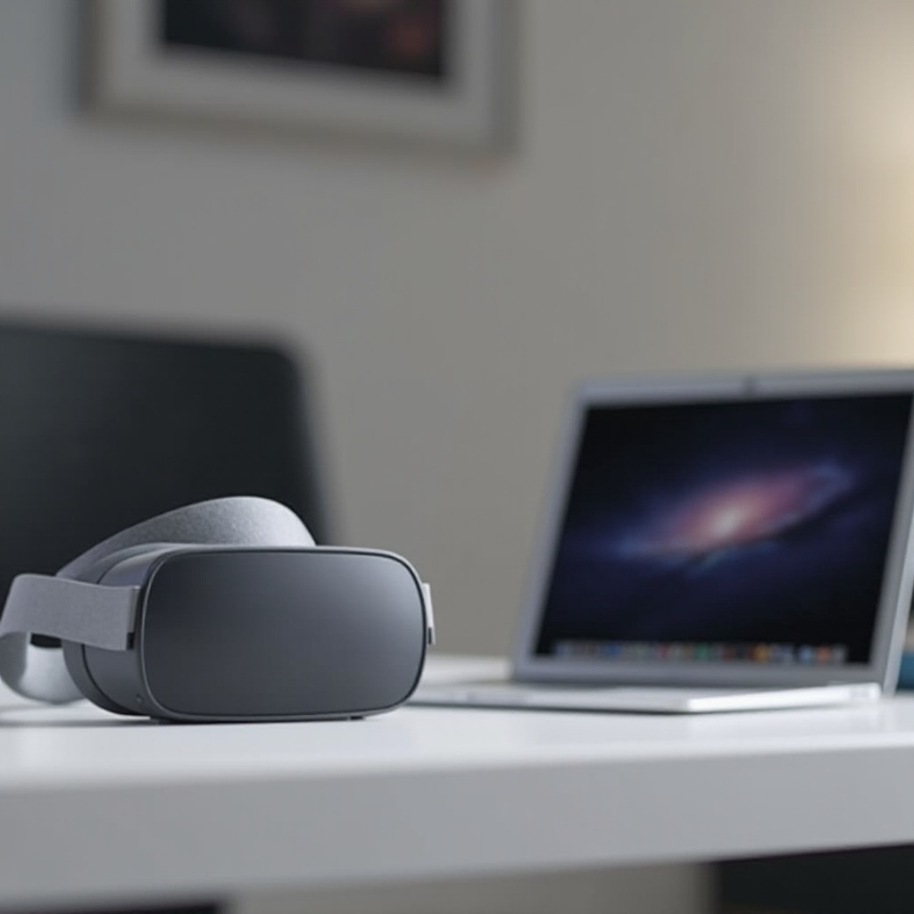 jak przesyłać Oculus Quest 3 na MacBooka Air