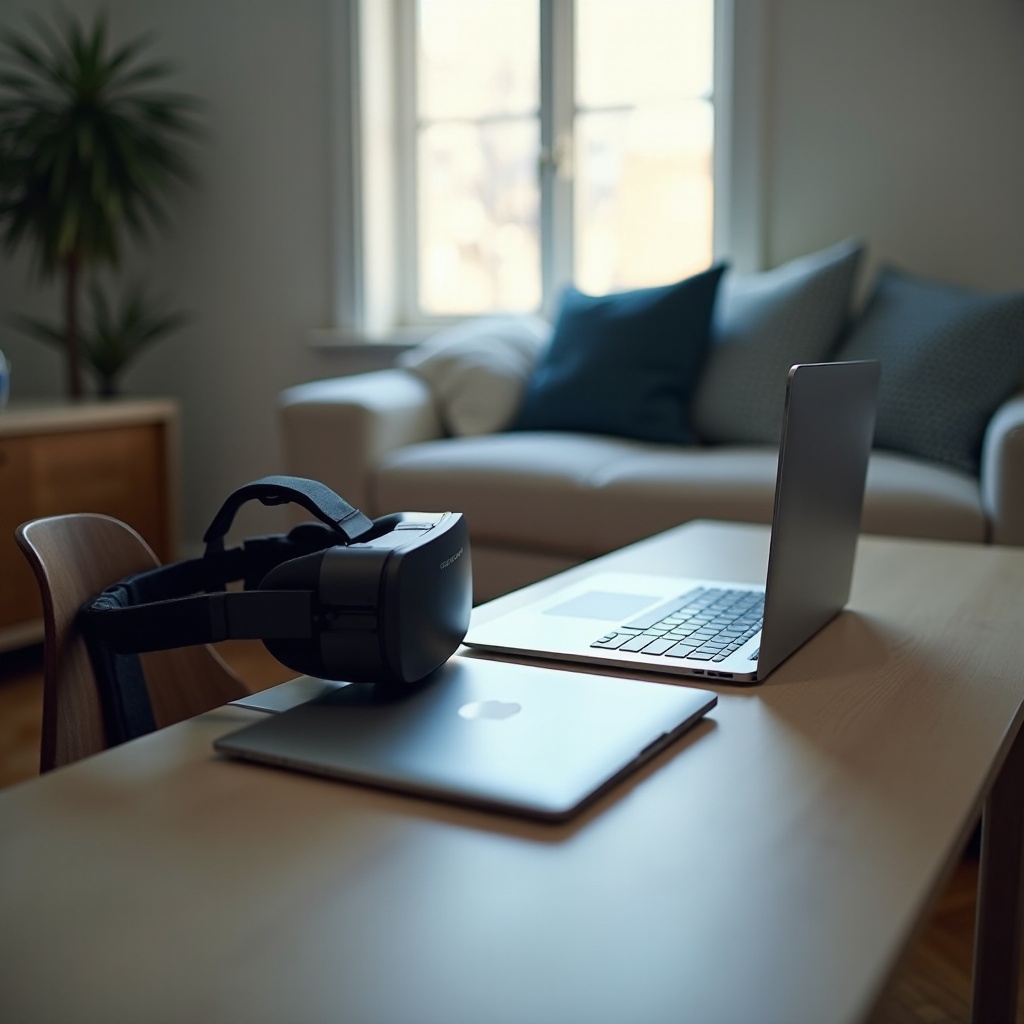 كيفية إرسال Oculus Quest 3 إلى MacBook Air