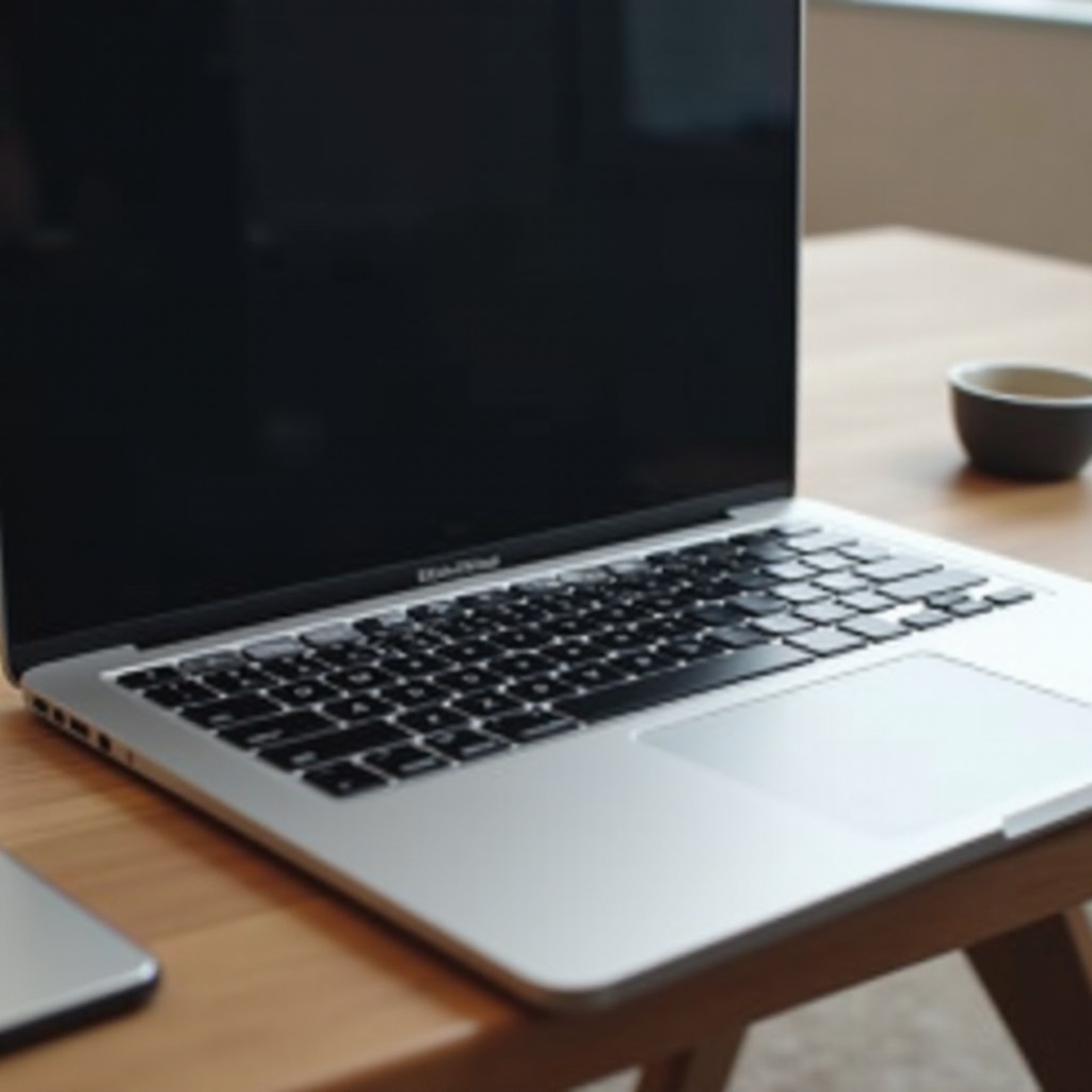 شريط اللمس على ماك بوك برو لا يضيء