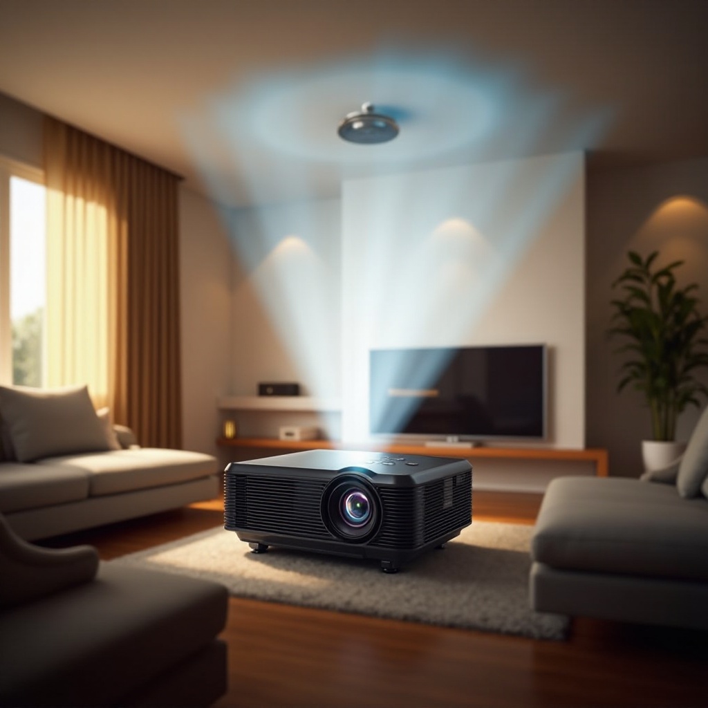 projectors that project upwards