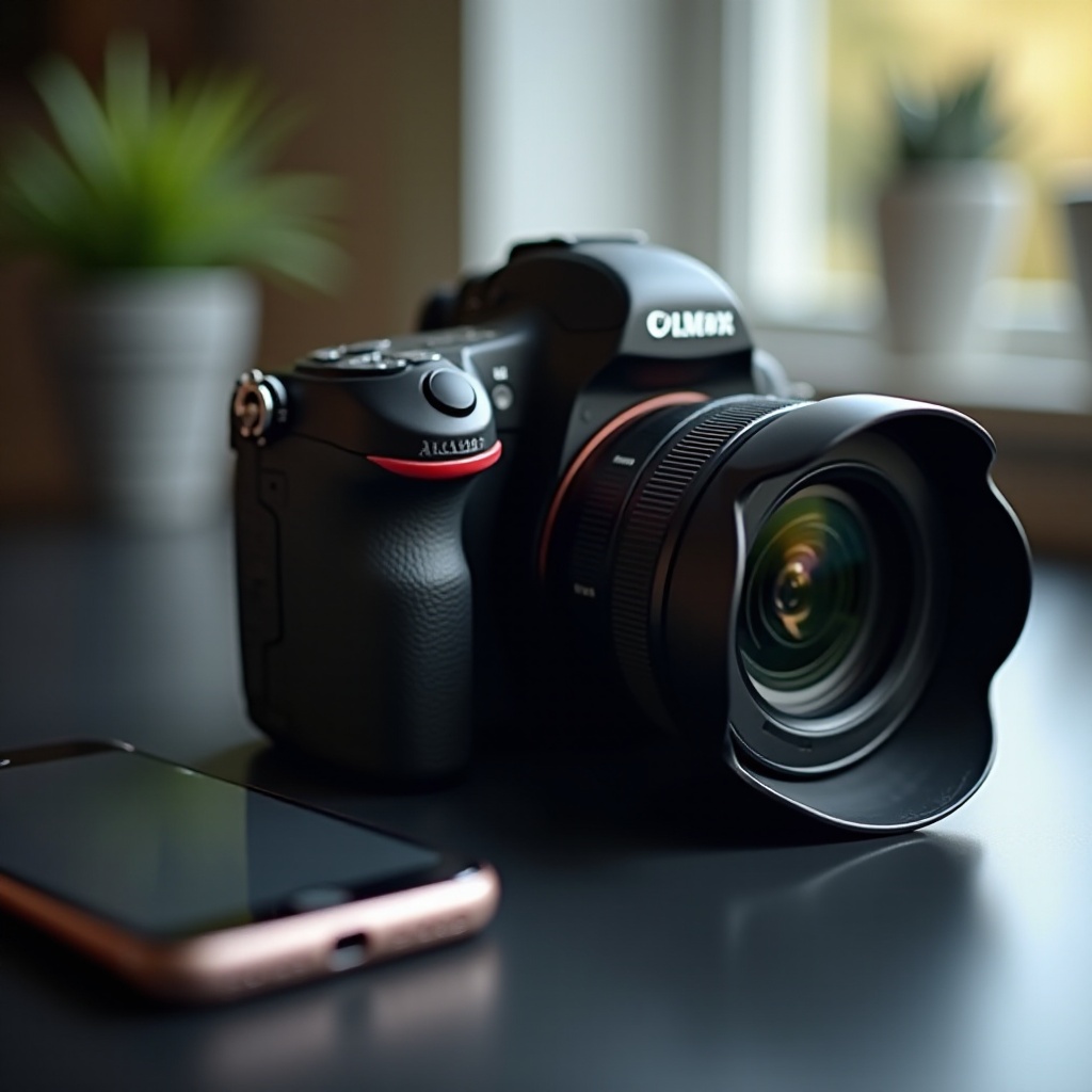 aparat DSLR, który łączy się z iPhone'em