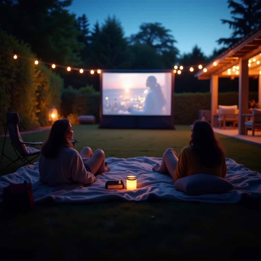 лучший проектор для уличных фильмов