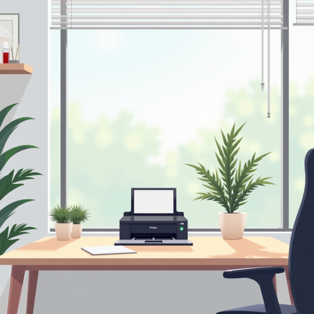 مشكلة الطابعة غير المتصلة