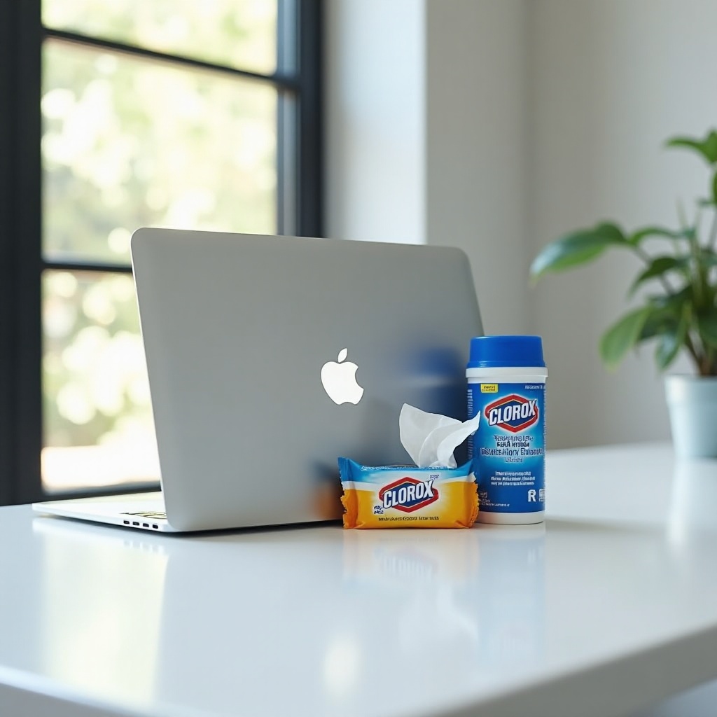 můžete použít ubrousky Clorox na MacBook