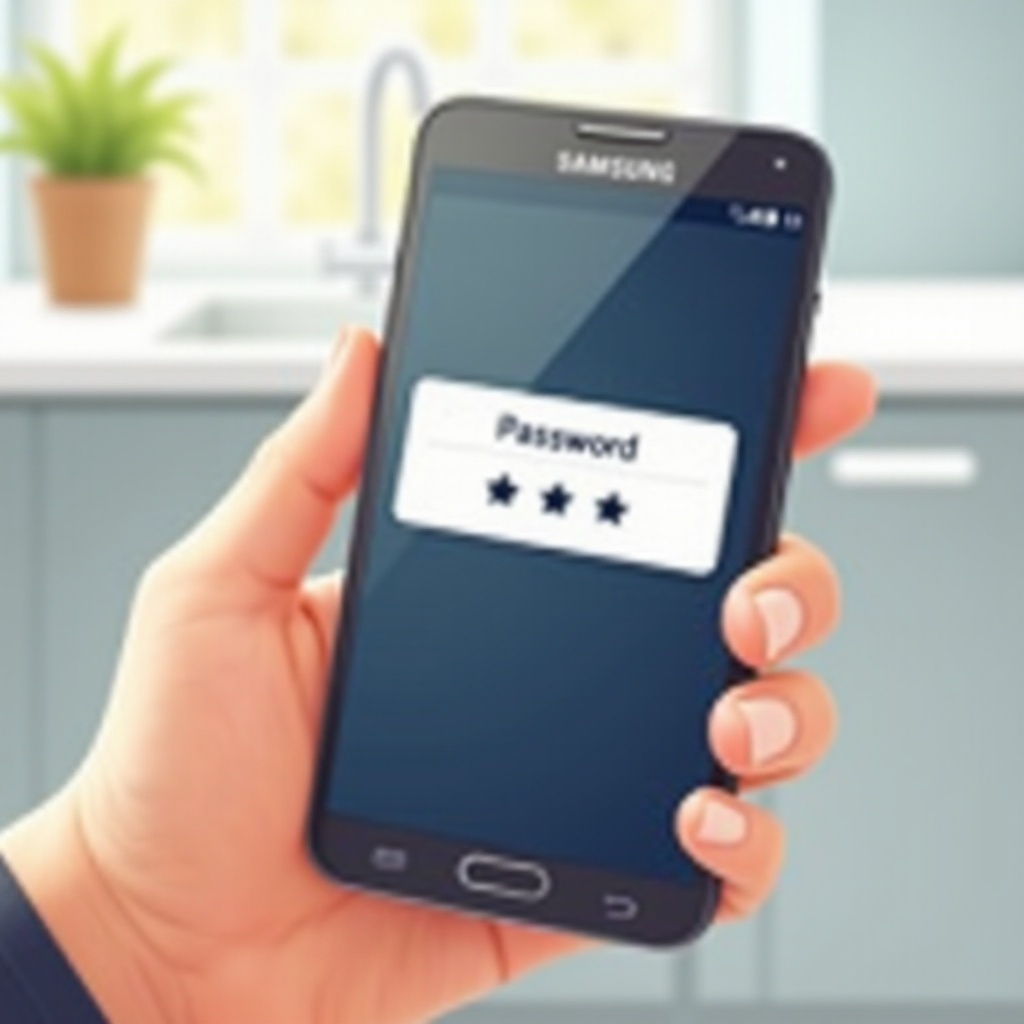 telefonul samsung spune că parola este incorectă