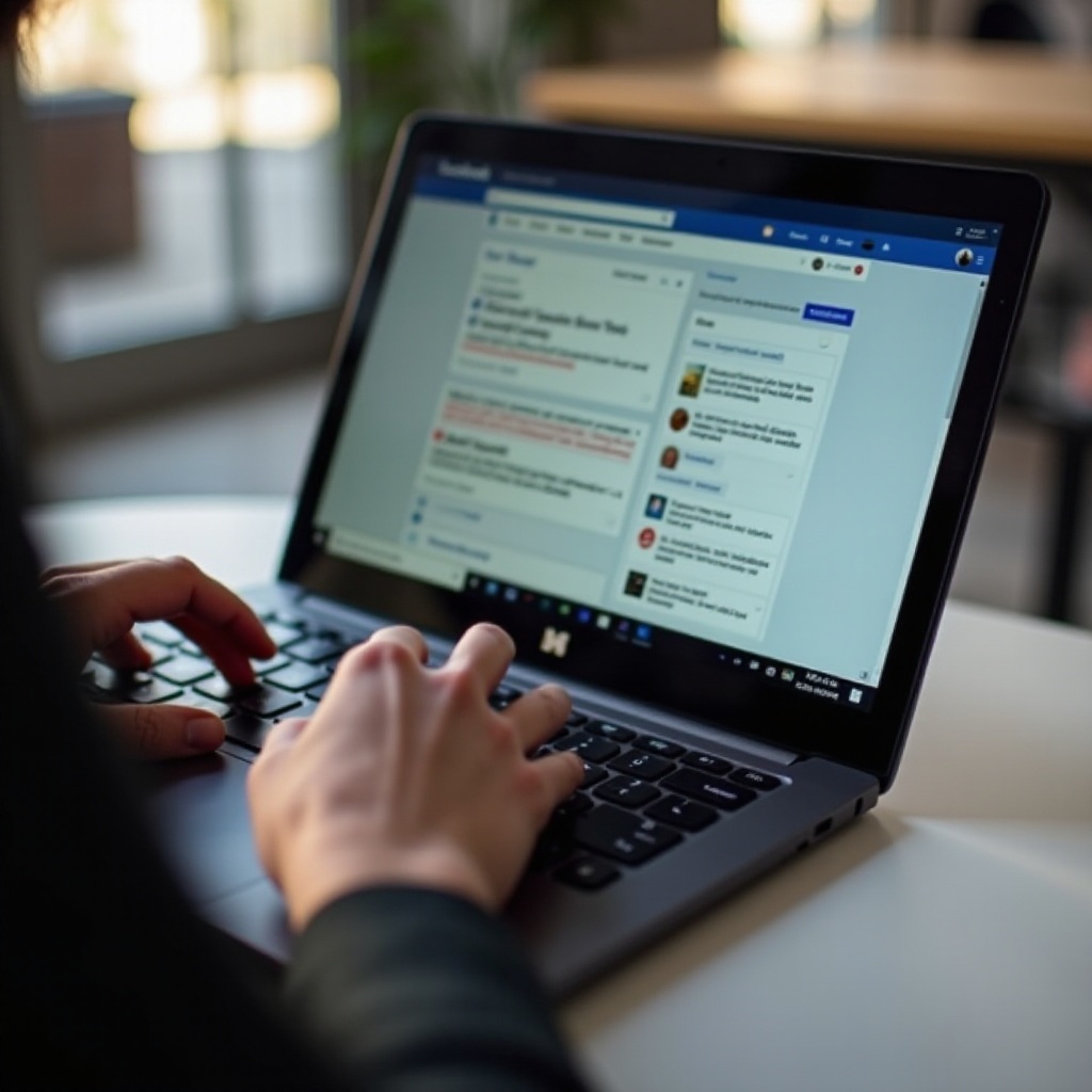 почистете Facebook на лаптопа с Windows 11