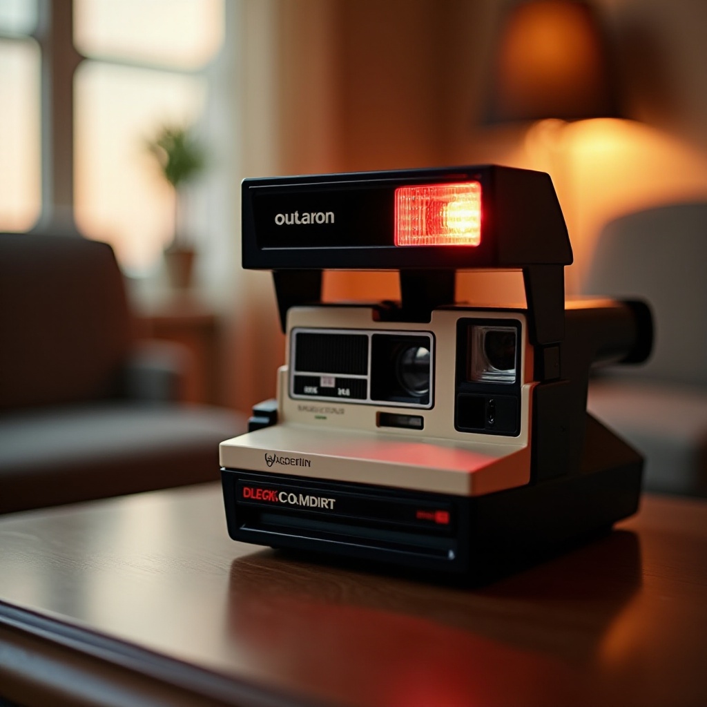 proč moje polaroidová kamera bliká červeně