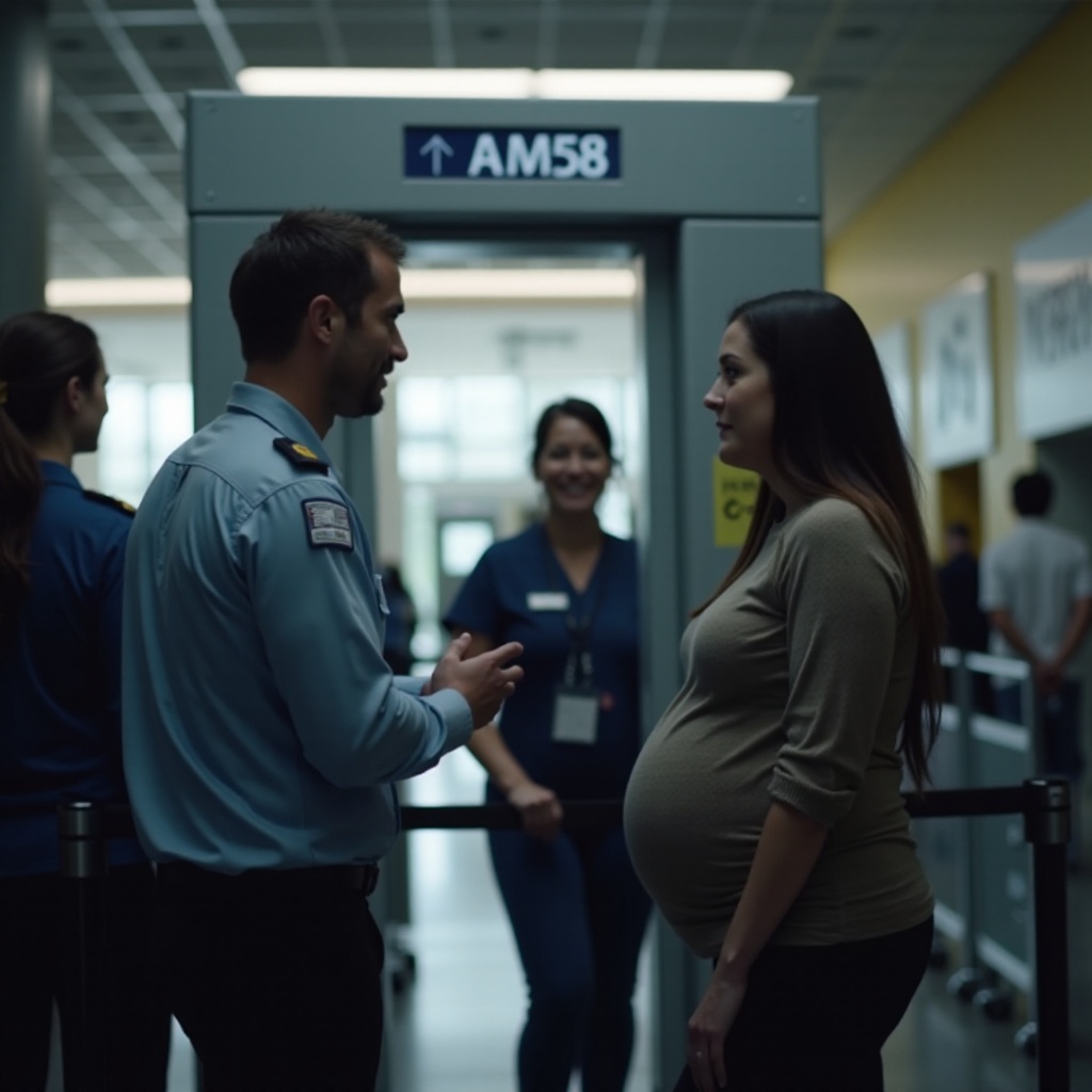 czy skanery TSA są bezpieczne dla ciąży