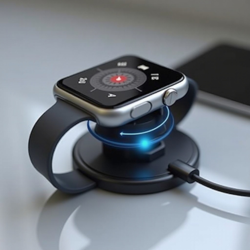 зарядното за часовник Samsung мига в червено