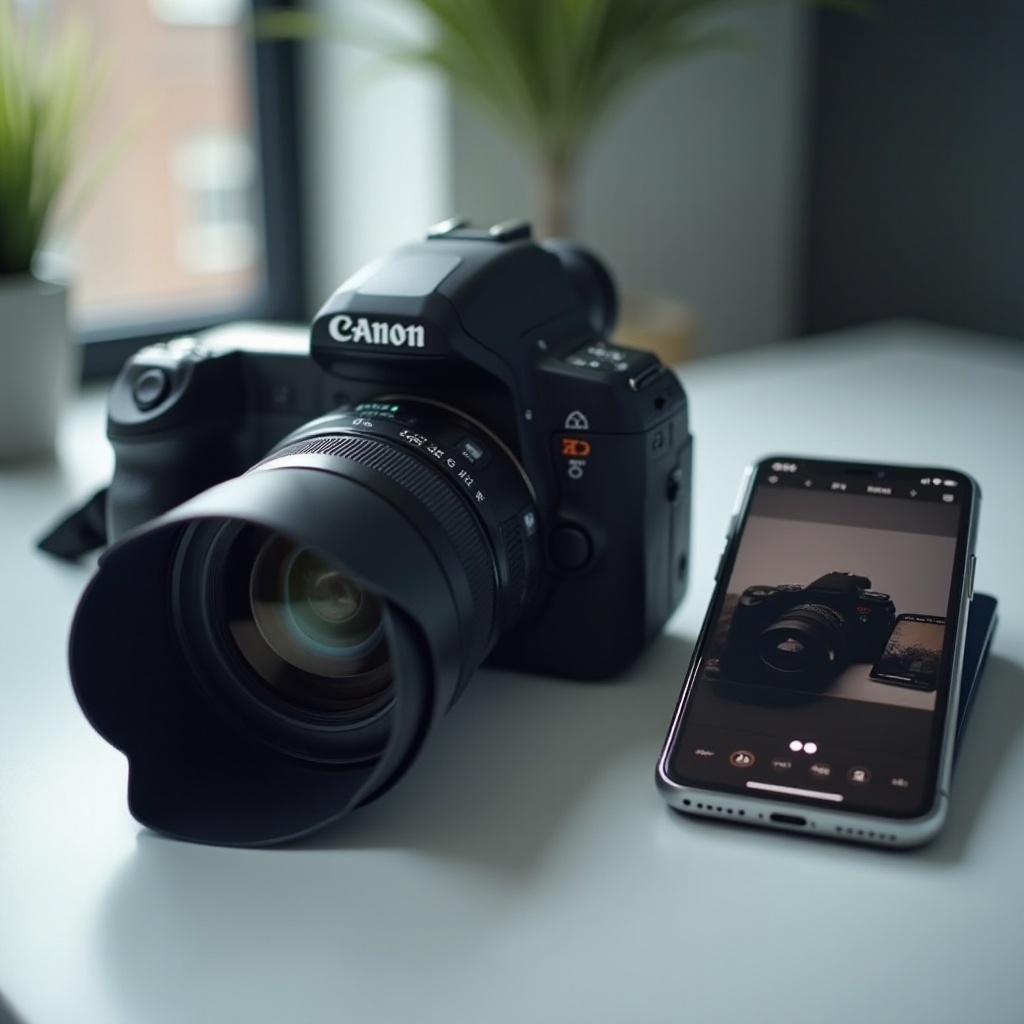 зеркальная камера, которая подключается к iPhone