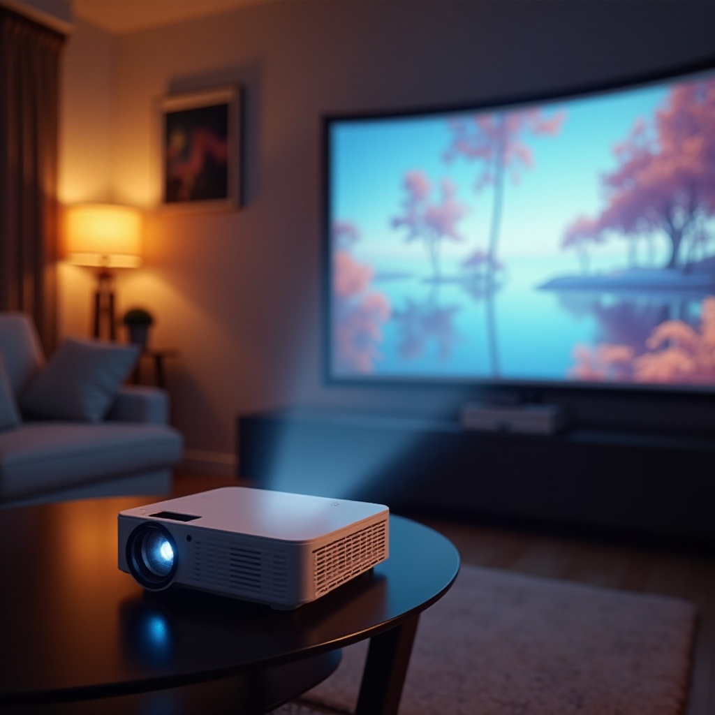 best portable projector and screen