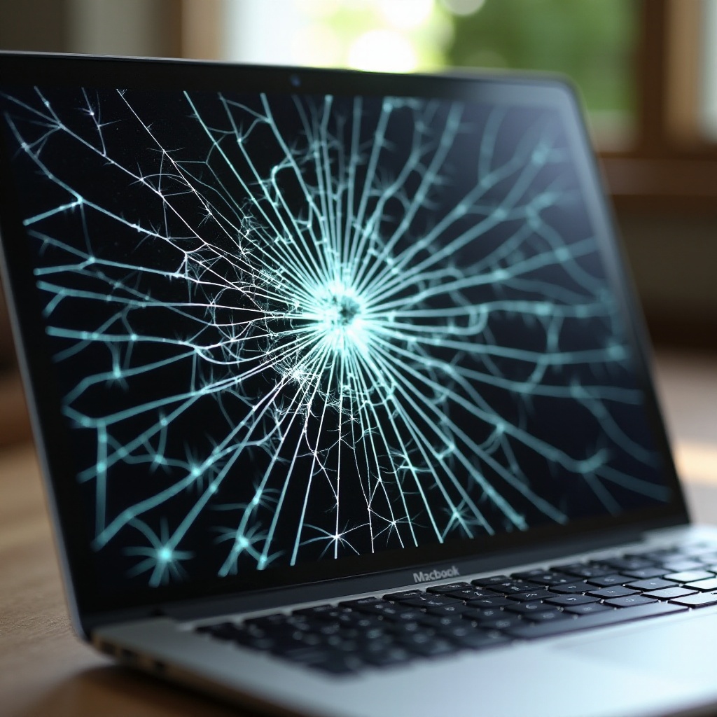 uszkodzony ekran macbooka