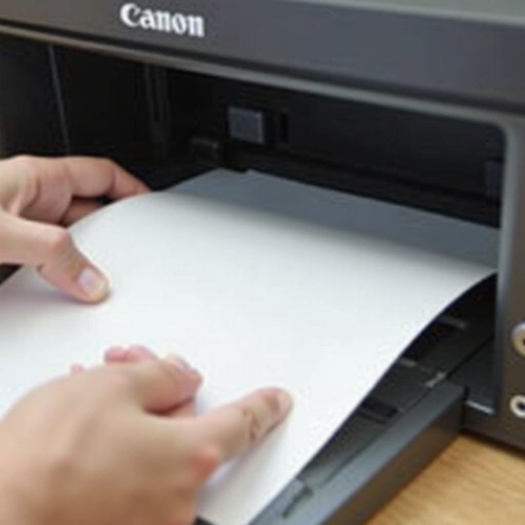 cum să îndepărtezi hârtia blocată din imprimanta Canon