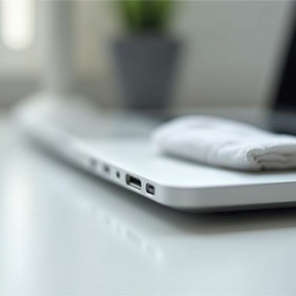 как да почистите порта за зареждане на MacBook