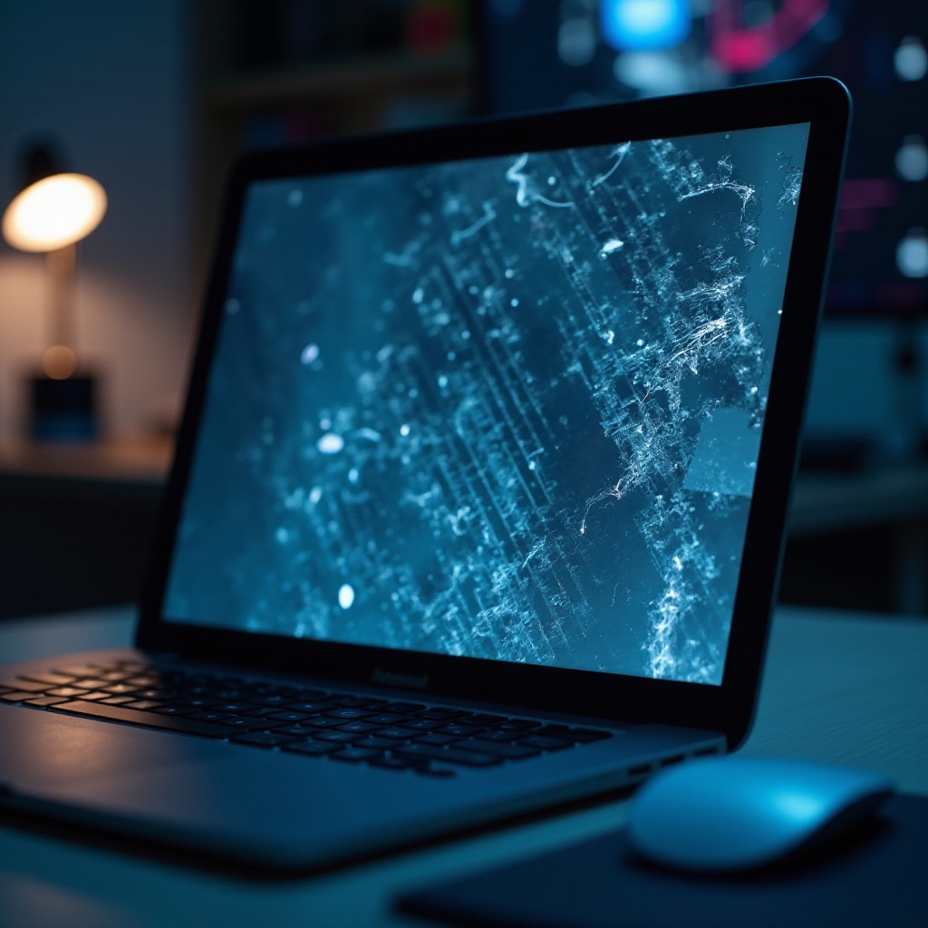 ecranul de macbook spart