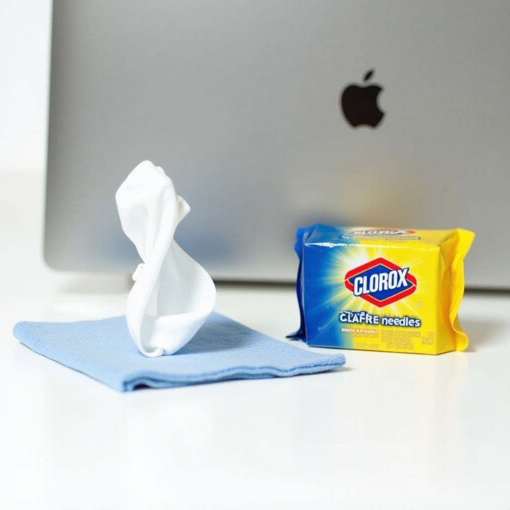 poți folosi șervețele Clorox pe MacBook