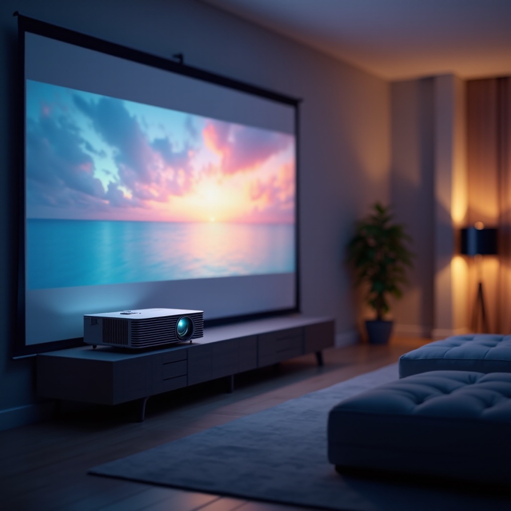 projector for home with screen