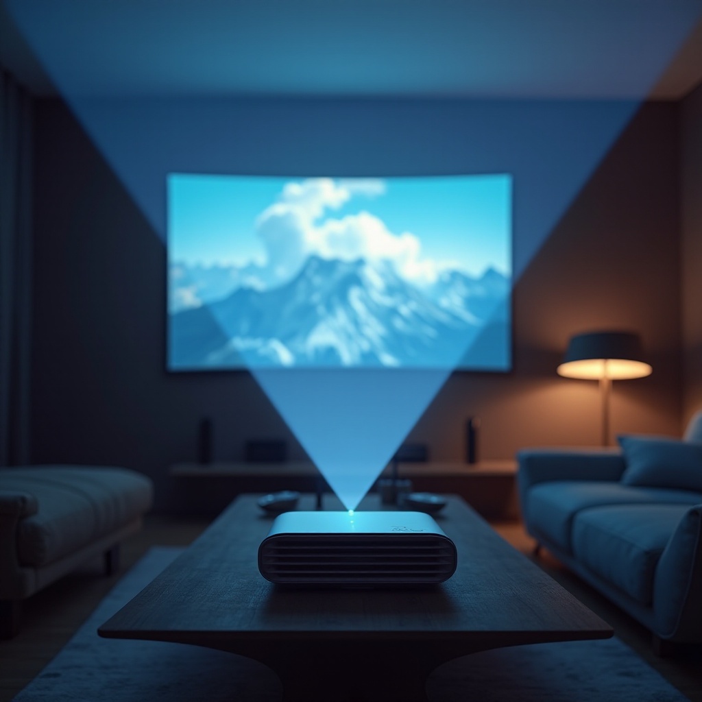 projectors that project upwards