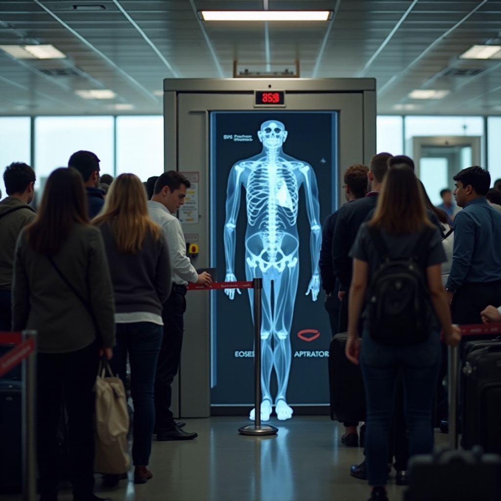 могат ли скенерите на TSA да виждат вътре в тялото ви