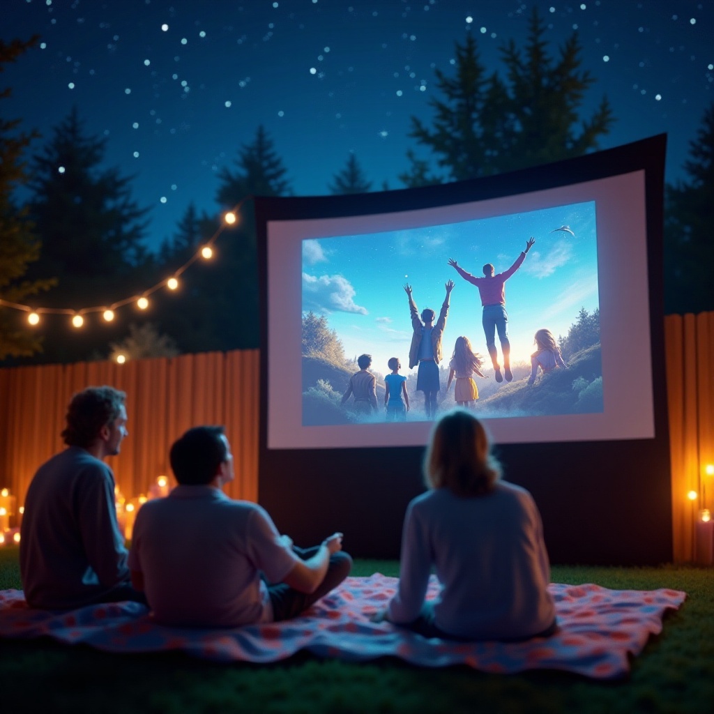 cel mai bun proiector pentru filme în aer liber
