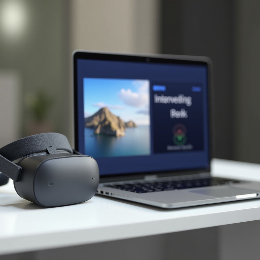 как транслировать Oculus Quest 3 на MacBook Air