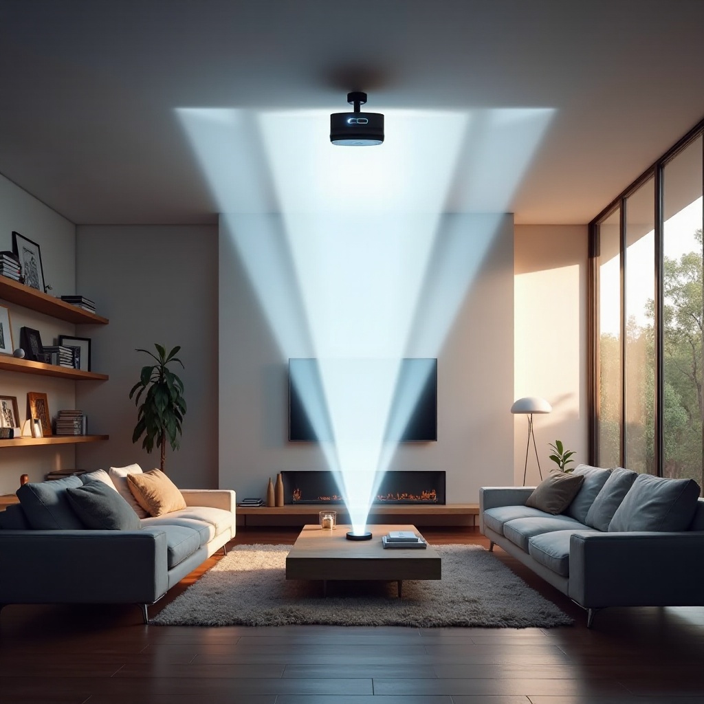 proiectoare care proiectează în sus