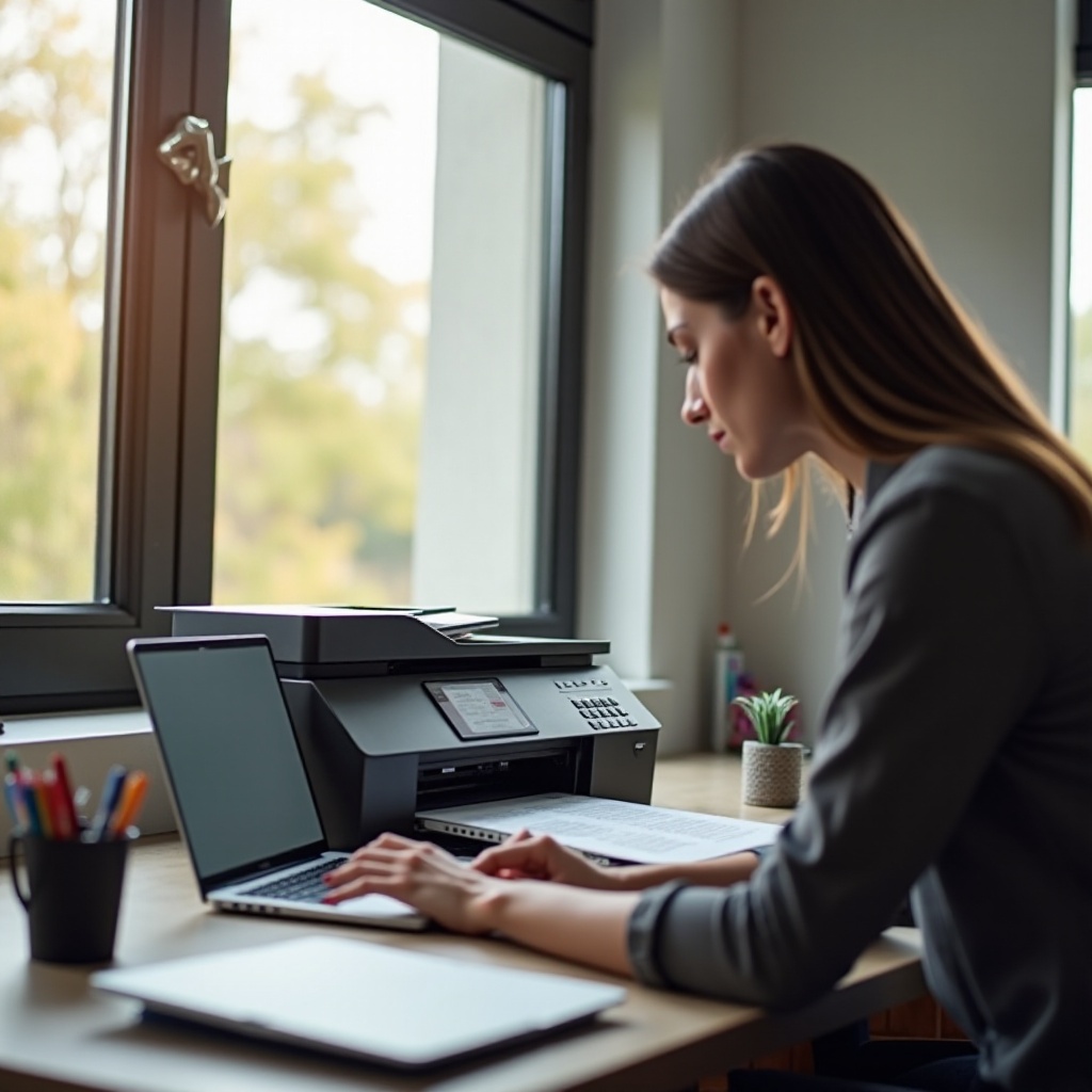 problém s offline tiskárnou