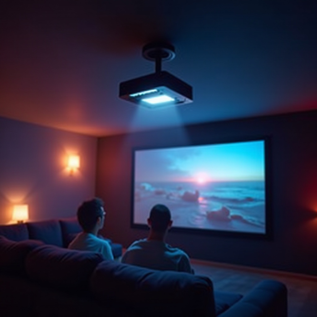 أفضل جهاز عرض مُثبت في السقف لمسرح منزلي