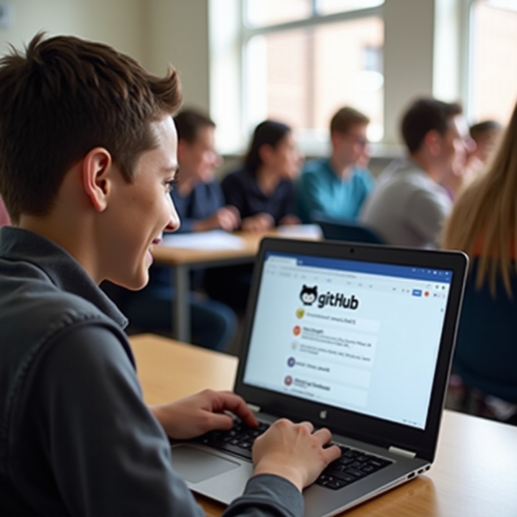 как да отблокирам github на училищния chromebook за 40 сек