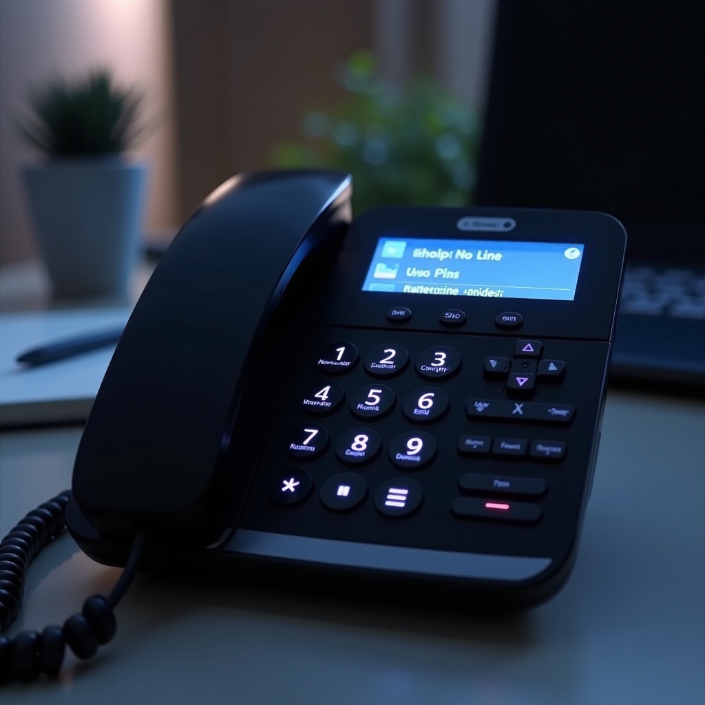 هاتف vtech يظهر لا توجد خط