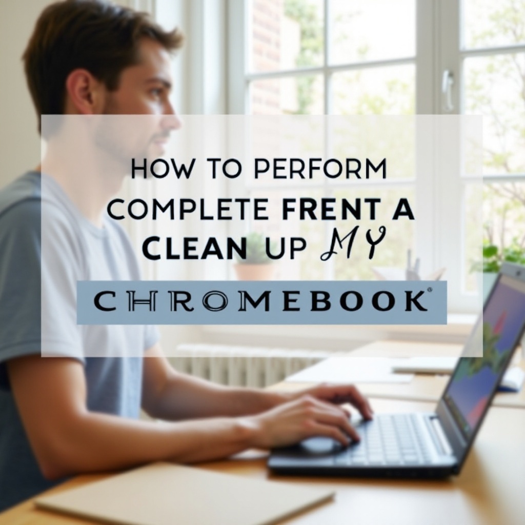 jak provést kompletní vyčištění mého Chromebooku