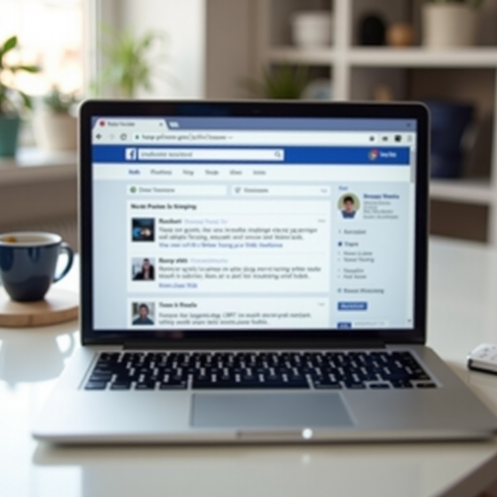 wyczyść Facebooka na laptopie Windows 11