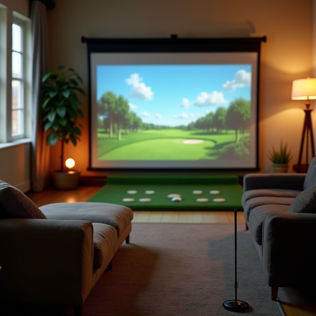 أفضل جهاز عرض اقتصادي لمحاكي الجولف