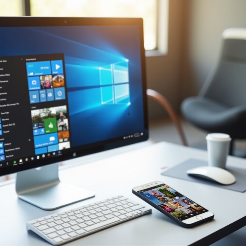 otpremite slike sa telefona na računar sa Windows-om