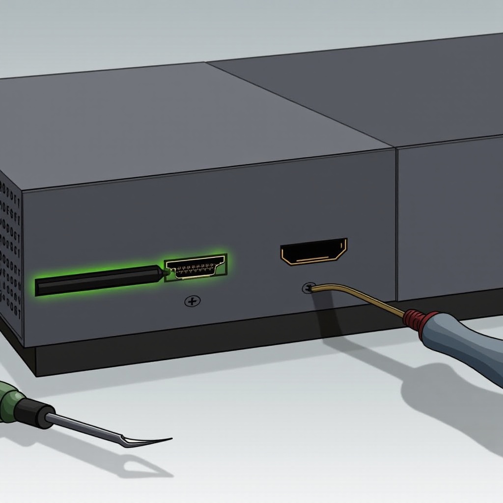 إصلاح منفذ HDMI لجهاز xbox one
