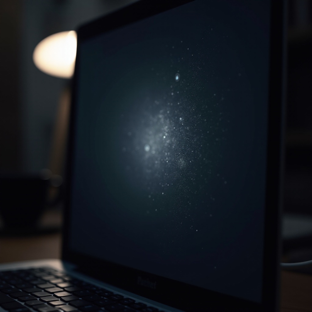 темные пятна на экране macbook pro