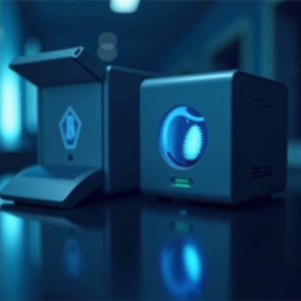 dispozitivele de scanare folosesc amprente și scanere de iris pentru a identifica persoanele