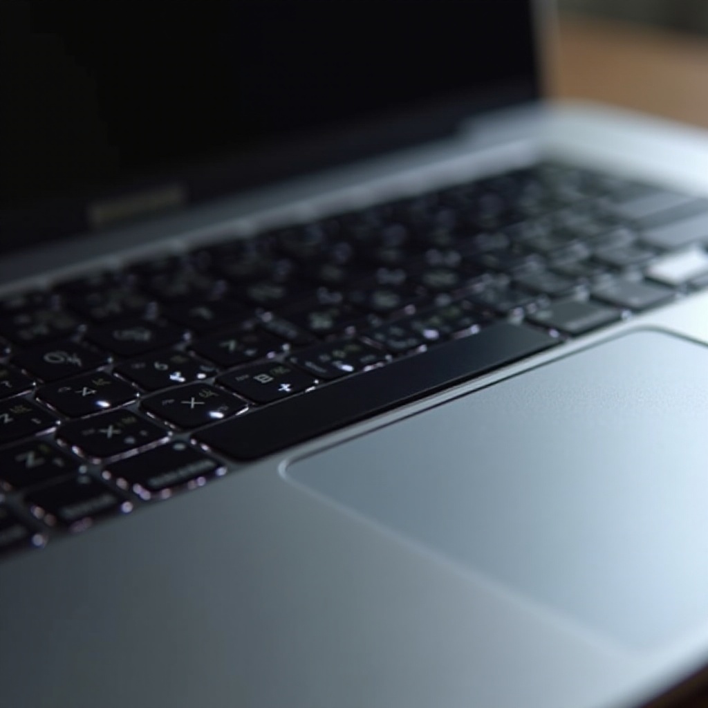 pasek dotykowy na macbook pro nie świeci się