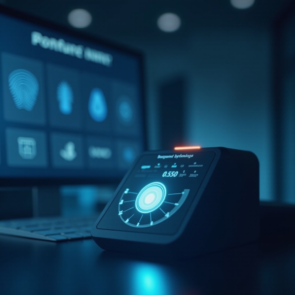 dispozitivele de scanare folosesc amprente și scanere de iris pentru a identifica persoanele