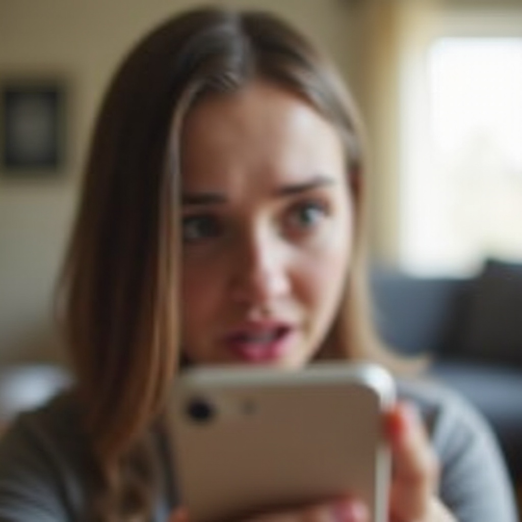 why is my selfie camera blurry