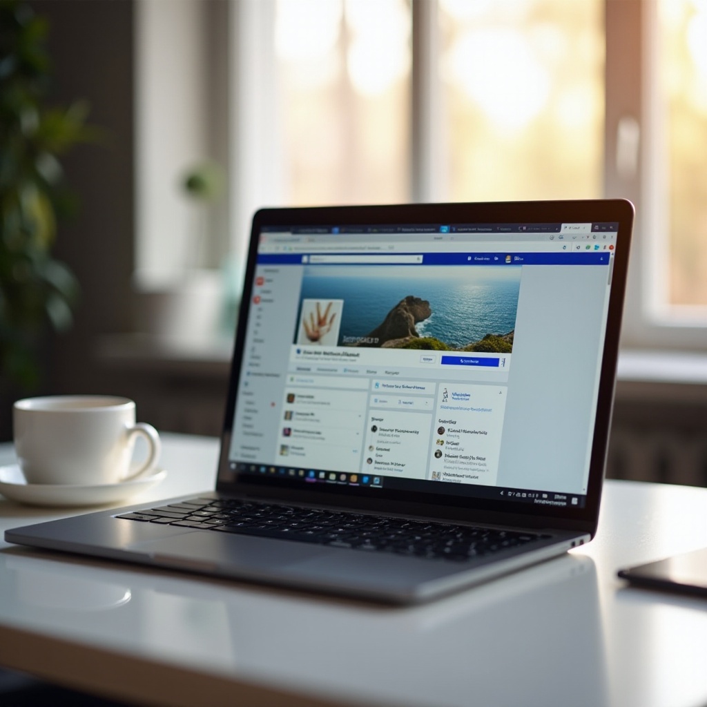 vyčistit Facebook na notebooku Windows 11