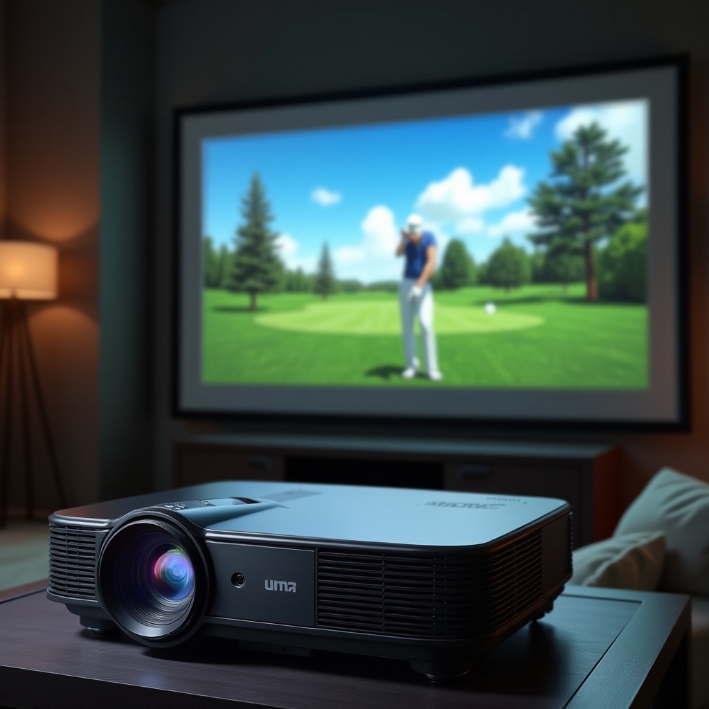 أفضل جهاز عرض اقتصادي لمحاكي الجولف
