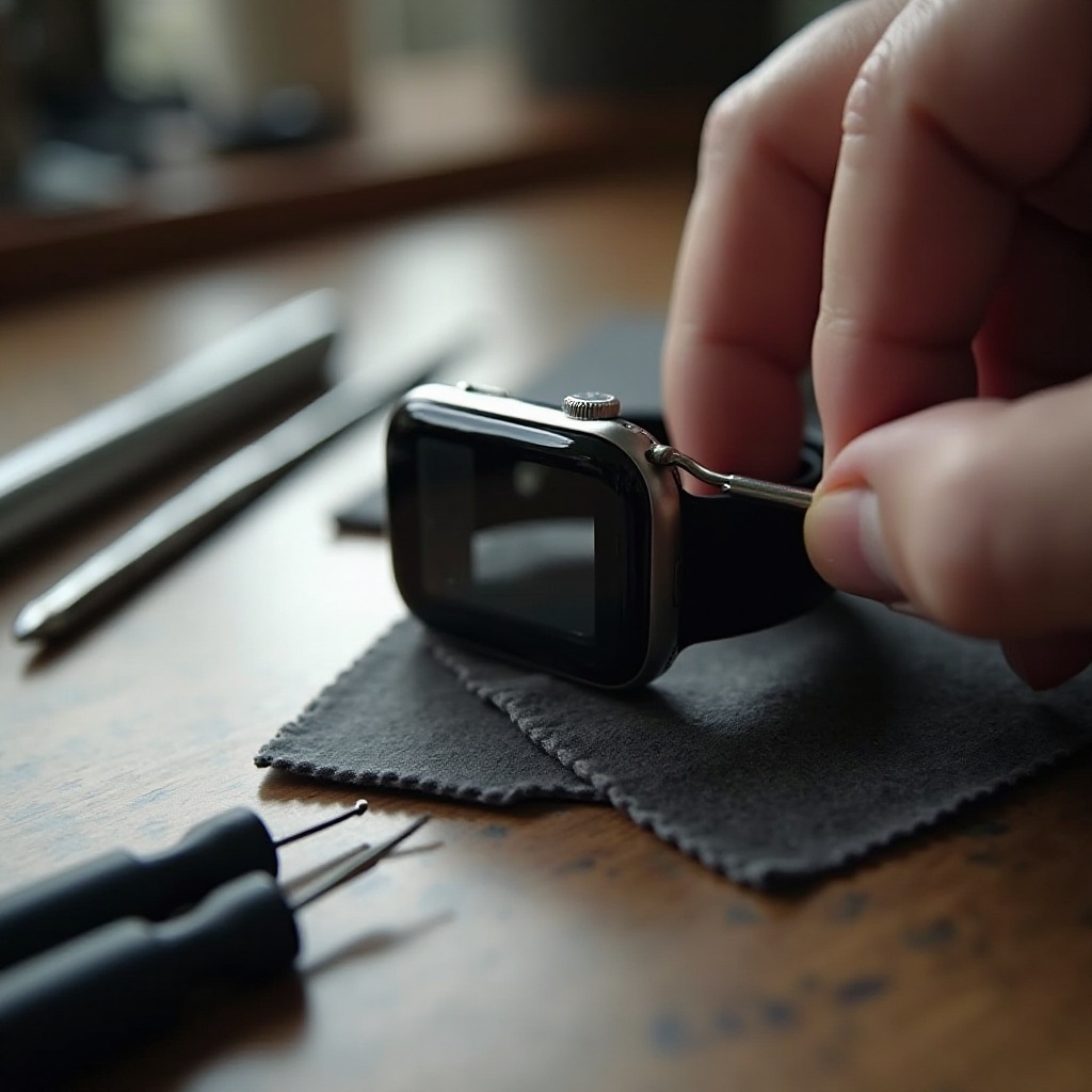 jak vyměnit obrazovku hodinek Apple