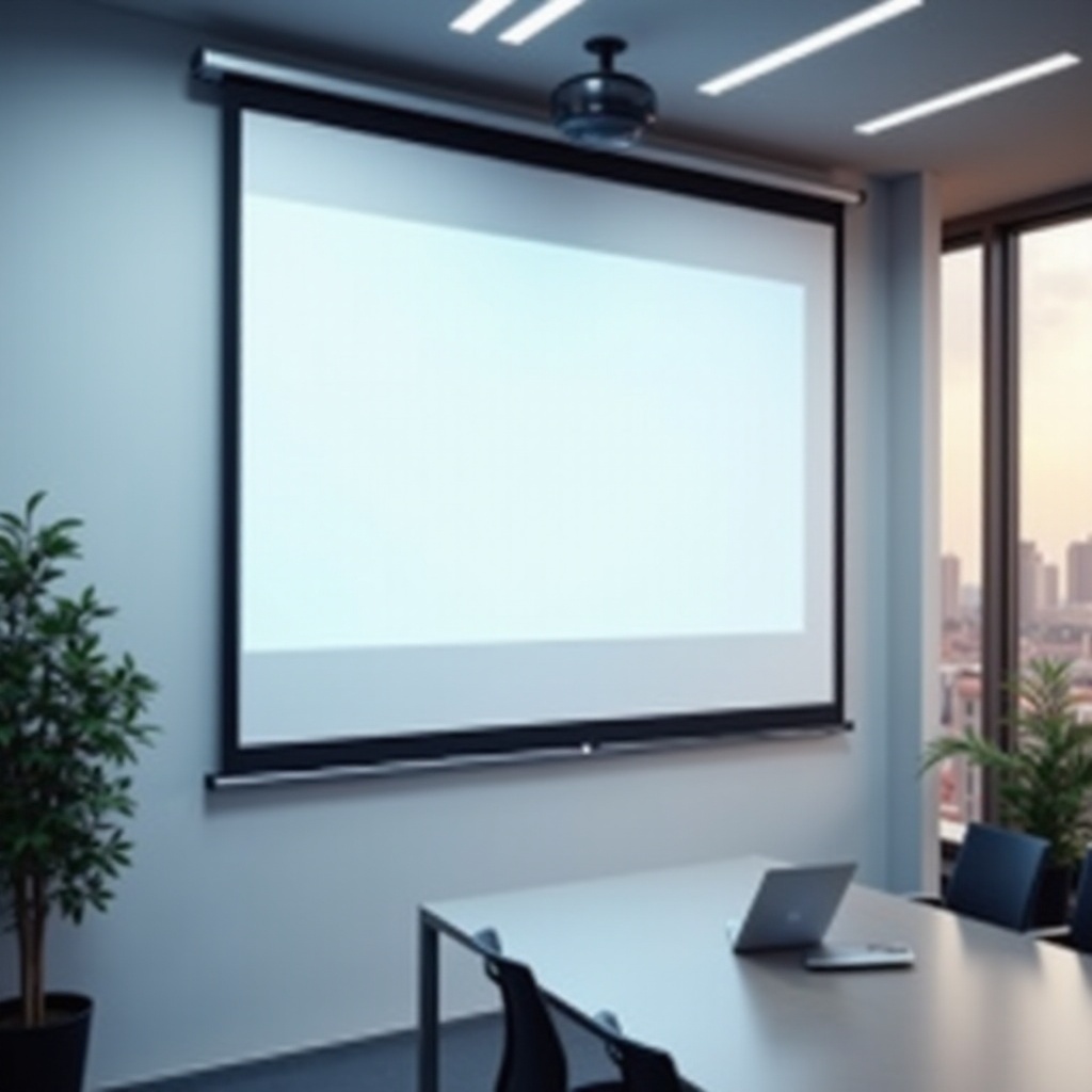 best retractable projector screen